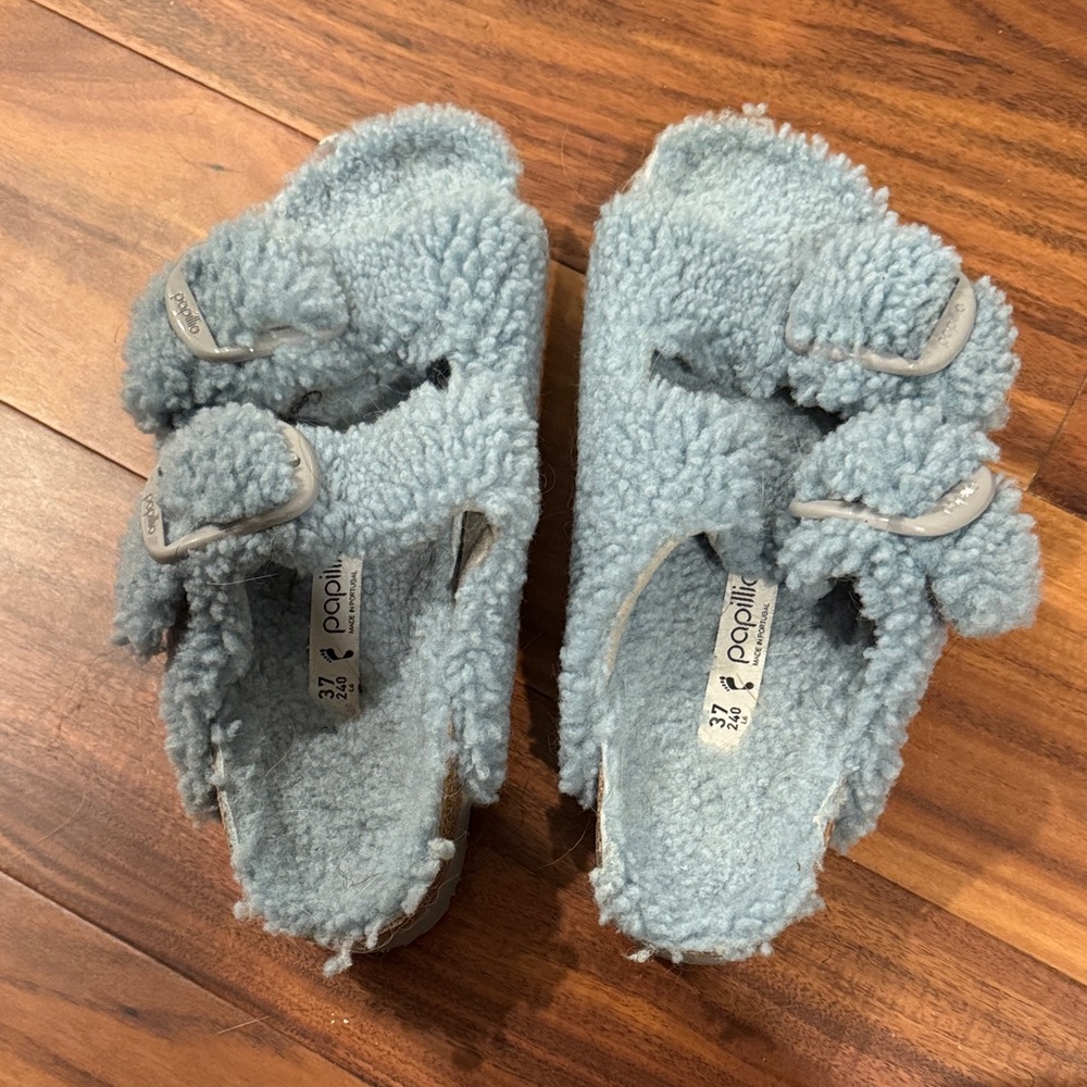 Papillio by Birkenstock Arizona Big Buckle Shearling Sandals